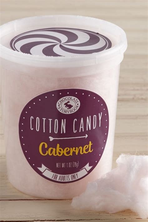 Cabernet Cotton Candy 1oz 28g By Chocolate Storybook On Gourmly