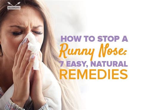 Suffering From A Runny Nose Here Are 7 Easy Natural Diy Remedies To