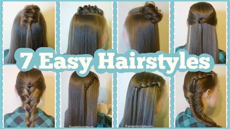7 Quick And Easy Hairstyles For School Hairstyles For