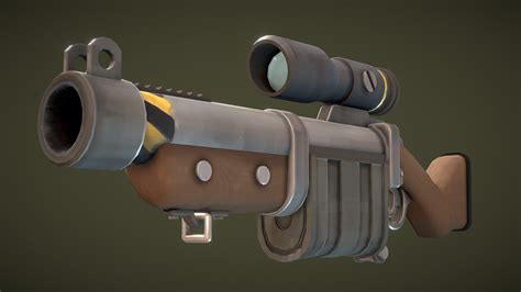 Granadiers Discharge A Team Fortress 2 Weapon 3d Model By Papysh