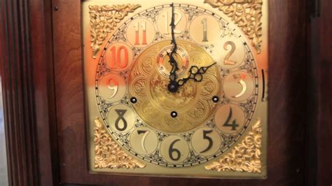 Finally, when we move the clock there will be a light clanking or jingling inside. Herman Miller Grandfather clock - YouTube