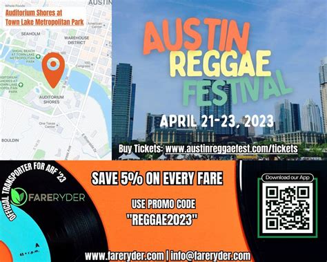 2023 austin reggae festival 2023 with fareryder auditorium shores austin 21 april 2023