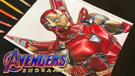 Avengers Endgame Iron Man Suit Drawing ~ Drawing Easy