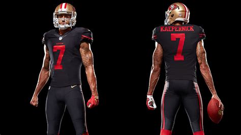 San Francisco 49ers Uniform Team Unveils New Black Alternate Sports