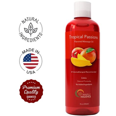 Sensual Massage Oil For Women And Men Ð Edible Natural Aphrodisiac Formula Ð Jojoba Body Oil