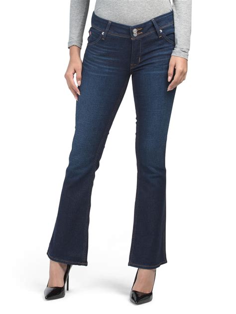Hudson Designer Womens Collin Mid Rise Bootcut Jeans Denim — David Rosenhaus