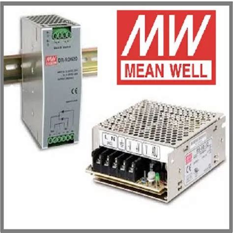 Meanwell Smps Switch Mode Power Supply Output Voltage 24vdc Input
