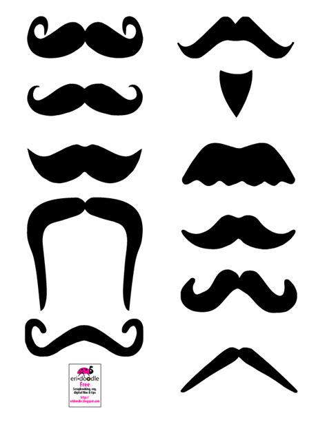 Best Photos Of Mustache Print Out Free Printable Mustache Photo