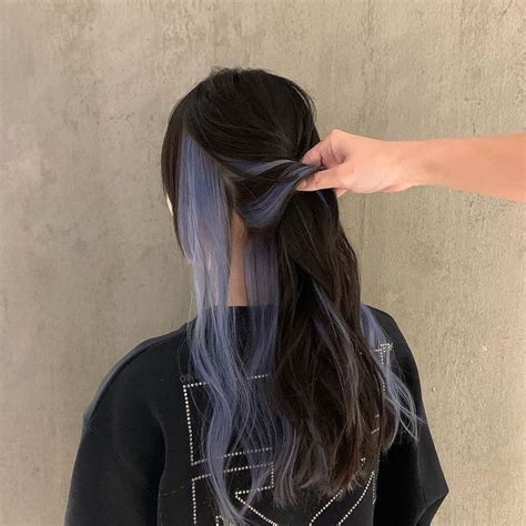 Mood 😒🖤🦋 Hair Color Underneath Hair Color Streaks Hair Styles