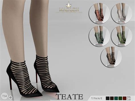The Sims Resource Madlen Teate Shoes By Mj95 Sims 4