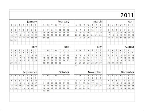 Allround 2011 Calendar