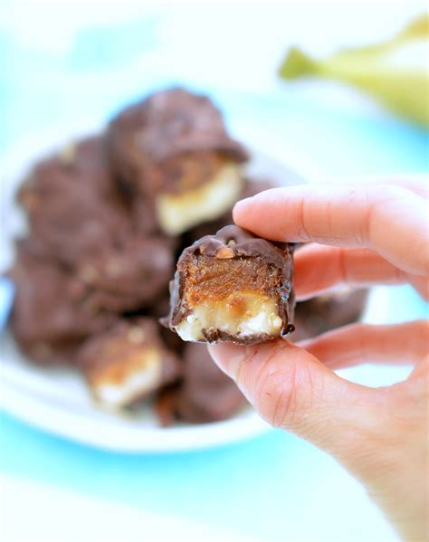 15 · these healthy snickers banana bites are a delicious summer treat that requires zero baking! Healthy Frozen Banana Snickers Bars (Paleo, Vegan, Gluten ...