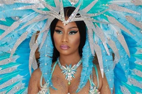 Nicki Minaj Shows Off Her Curves In Sexy Colorful Carnival Costume
