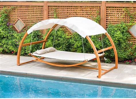 This Swing Bed With Canopy Lets You Relax All Day