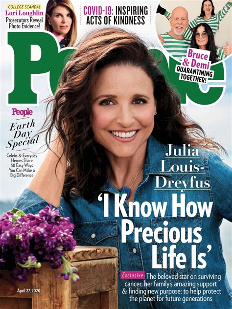Julia Louis Dreyfus In People Magazine April 2020 Hawtcelebs