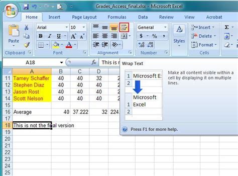 Microsoft Excel Home Tab Tutorial