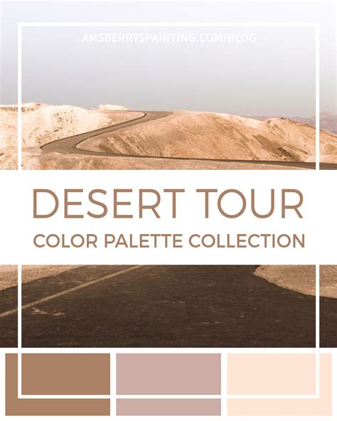Desert Tour Color Palette Collection In 2020 Desert Tour Exterior
