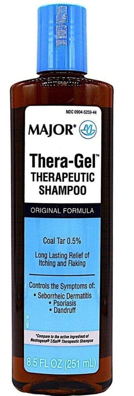 Major Thera Gel Therapeutic Shampoo Coal Tar 85 Fl Oz Neutrogena T