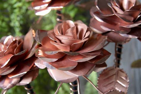Copper Rose Bouquet By London Garden Trading
