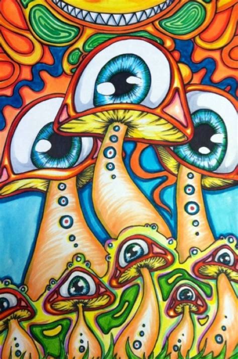 Trippy Alien Drawings Google Search Psychadelic Art Trippy Drawings Hippie Painting