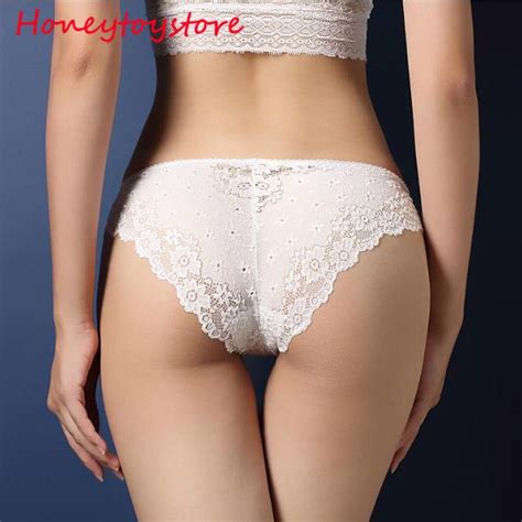 2020 Womens Sexy Lace Panties Seamless Lace Breathable Panty Hollow Briefs Free Size Girl Sexy