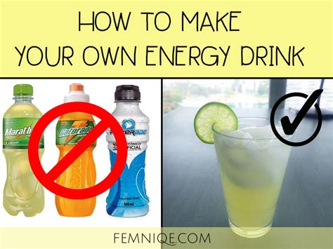 How To Make Your Own Energy Drink 10 Easy Recipes Femniqe