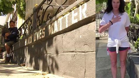 Sf Man Says Couple Called Police For Stenciling Blm Sign On His Own