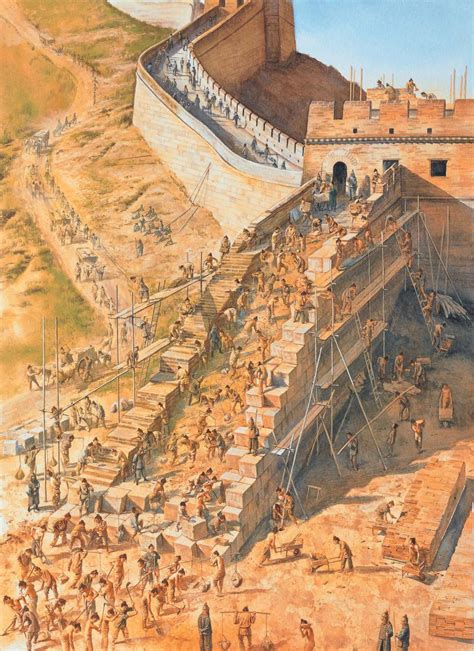 Great Wall Of China How Many People Built The Great Wall Of China And