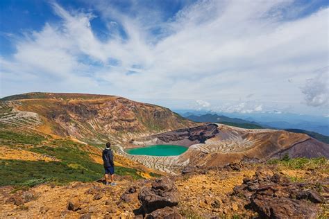 Visiting Okama Crater Lake At Mount Zao In Tohoku Japan