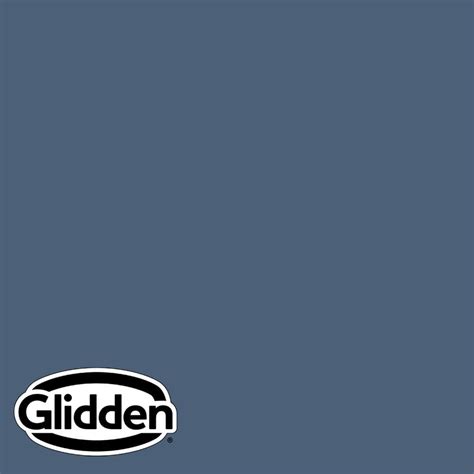 Glidden Premium 5 Gal Ppg1163 6 Blue Fjord Satin Exterior Latex Paint