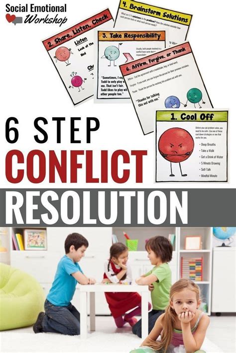 Teaching Conflict Resolution Skills In 6 Easy Steps Social Emotional
