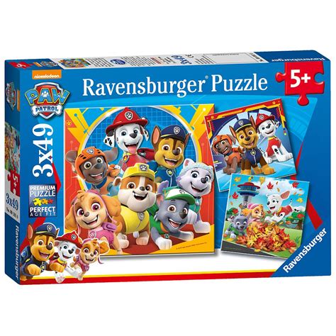 Ravensburger Puzzle 3x49 Pc Paw Patrol Insplay
