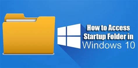 How To Access The Startup Folder In Windows 10 Techfandu