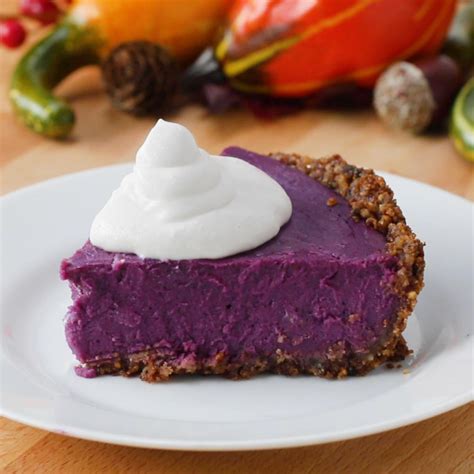 Dairy Free Purple Sweet Potato Pie Recipe By Tasty Recipe Sweet Potato Pies Recipes Sweet