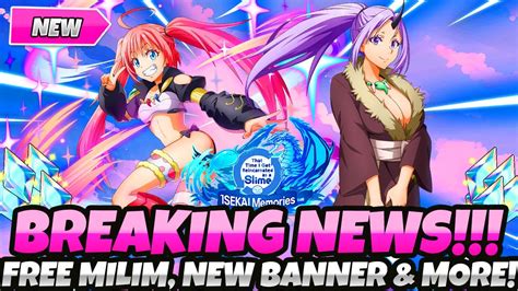 Breaking News Free Milim Benimaru And Magicrystals New Event