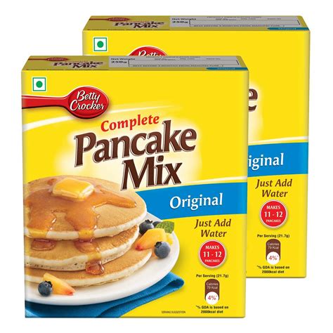 Betty Crocker Pancake Mix 250 Gm X Pack Of 2 500 Gm
