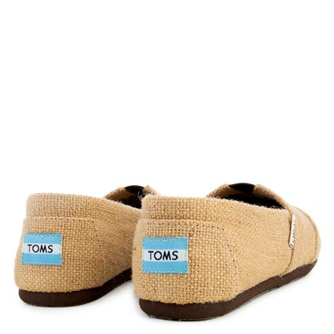 Toms Toms Classic Natural Burlap Flats Burlap 001004b07 Bge2 Karmaloop