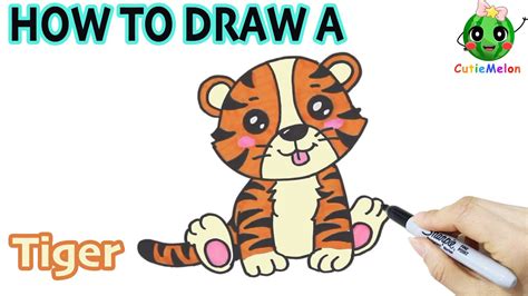 How To Draw A Cute Tiger Drawing Guide Step By Step For Beginners