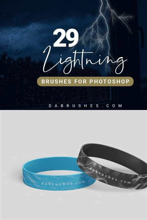 Lightning Photoshop Brushes Masterbundles