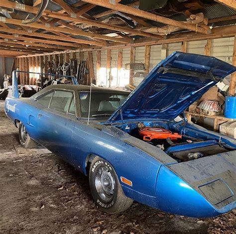 Plymouth Superbird Back On The Road After Left In A Barn For 15 Years
