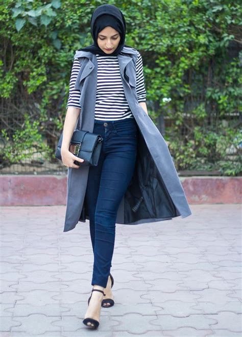 Hijab With Jeans19 Modest Hijab Jeans Outfits This Season Model