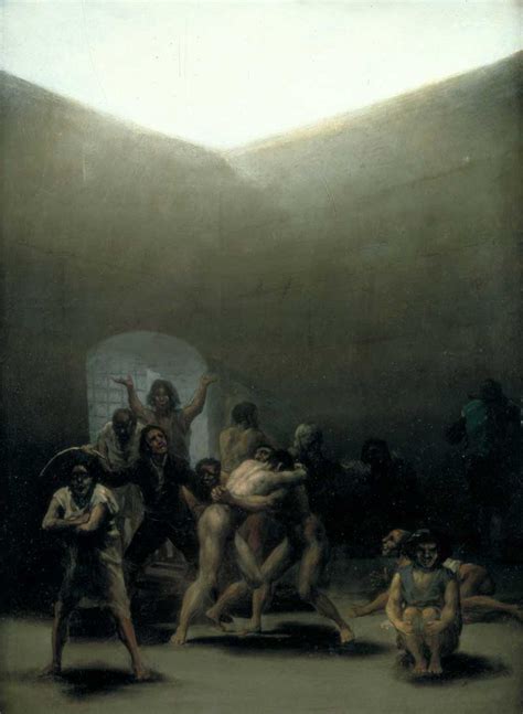 Yard With Lunatics Francisco De Goya Y Lucientes