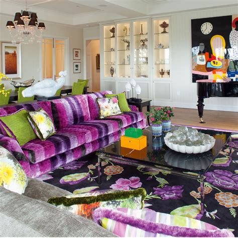 Eclectic Decor With Powerful Use Of Colour And Pattern