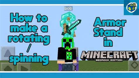 How To Make A Rotating Armor Stand Easy Commands In Minecraft Be