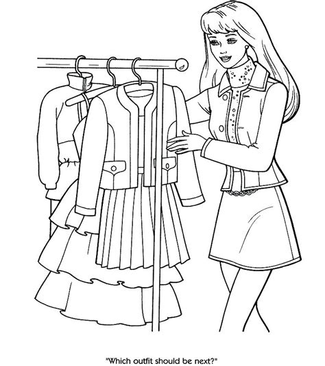 Click on the free girls colour page you would like to print or save to your computer. Girl Fashion Coloring Pages at GetColorings.com | Free ...