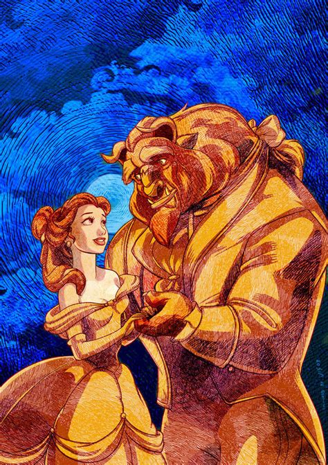 Beauty And The Beast Classic Disney Fan Art 14022171 Fanpop