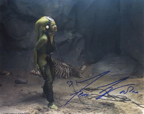 Femi Taylor As Oola Star Wars Return Of The Jedi Celebrity Ink Autographs