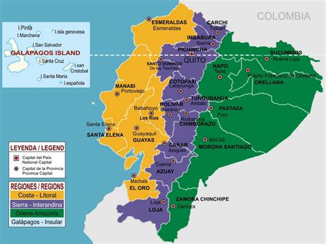 Mapa Político Del Ecuador Provincias Del Ecuador 🥇 2022