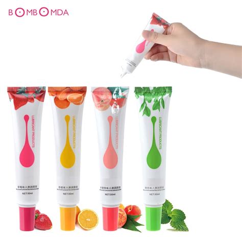 50ml Blowjob Body Lubricant Water Based Fruit Flavor Vaginal