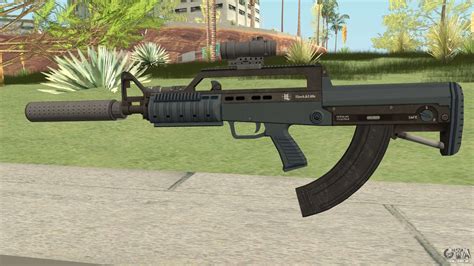 Bullpup Rifle Three Upgrades V Old Gen Gta V Para Gta San Andreas